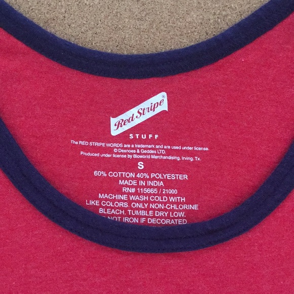 Red Stripe Tank Top - Picture 4 of 4